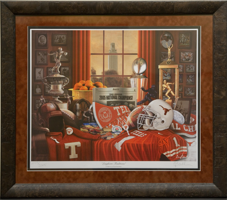 Longhorn Traditions by artist Greg Gamble